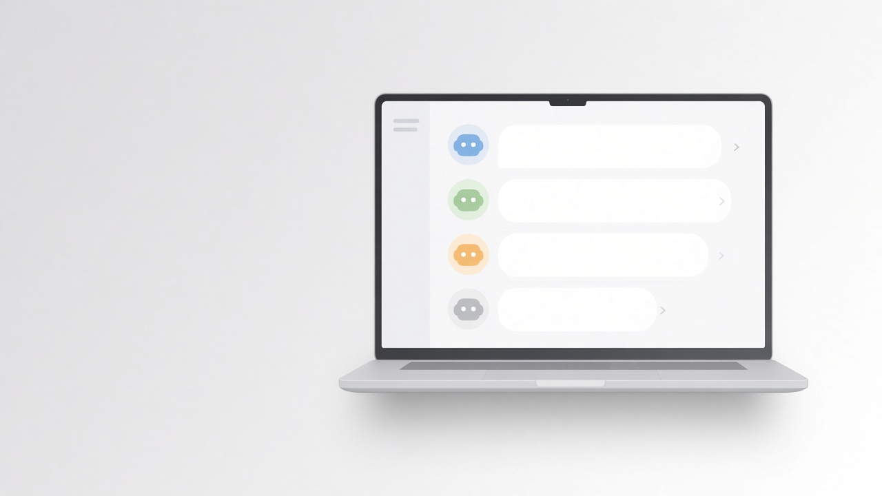 OpenMausBot concept - a chat app with a team of bots
